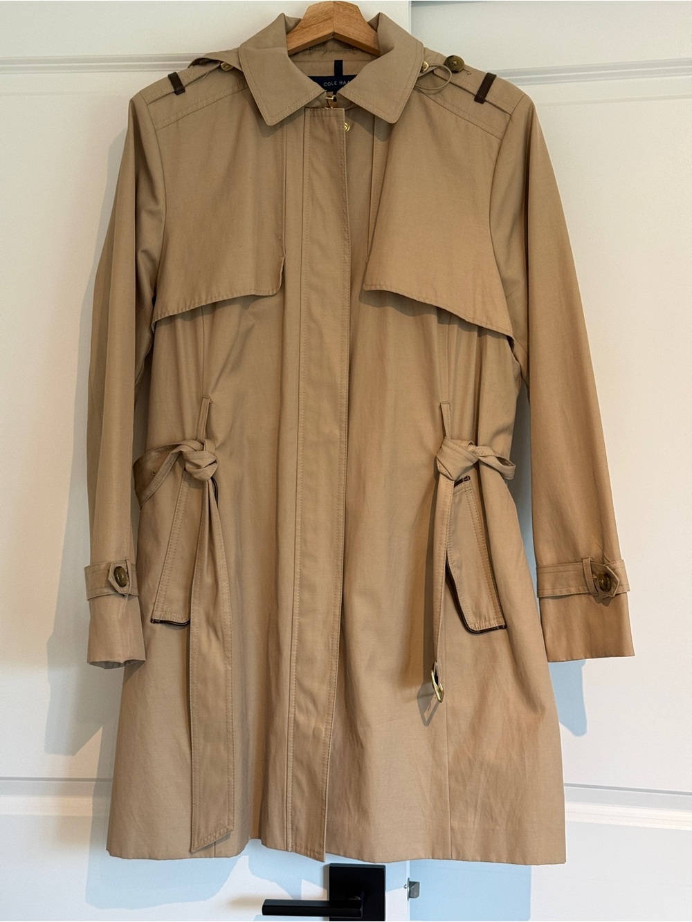 Cole Haan Classic Khaki Trench Coat